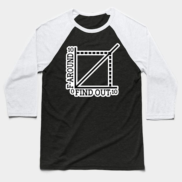 F Around And Find Out Chart Baseball T-Shirt by Gamers Gear